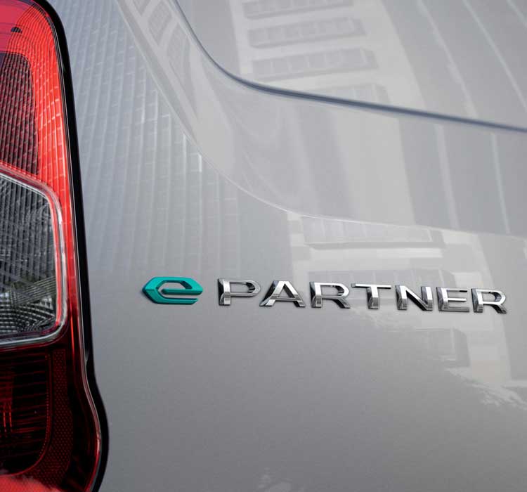 New PEUGEOT e-PARTNER – distinctive electric range monogram