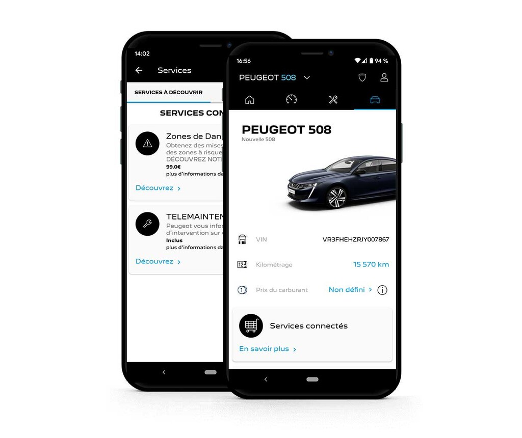 MyPEUGEOT app