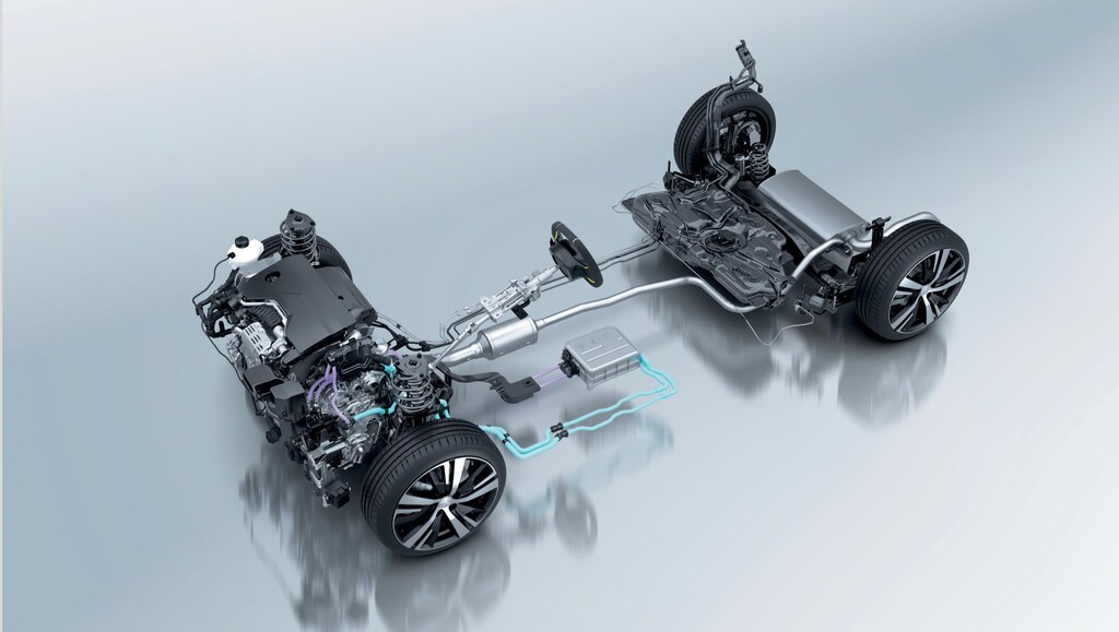 Peugeot hybrid platform