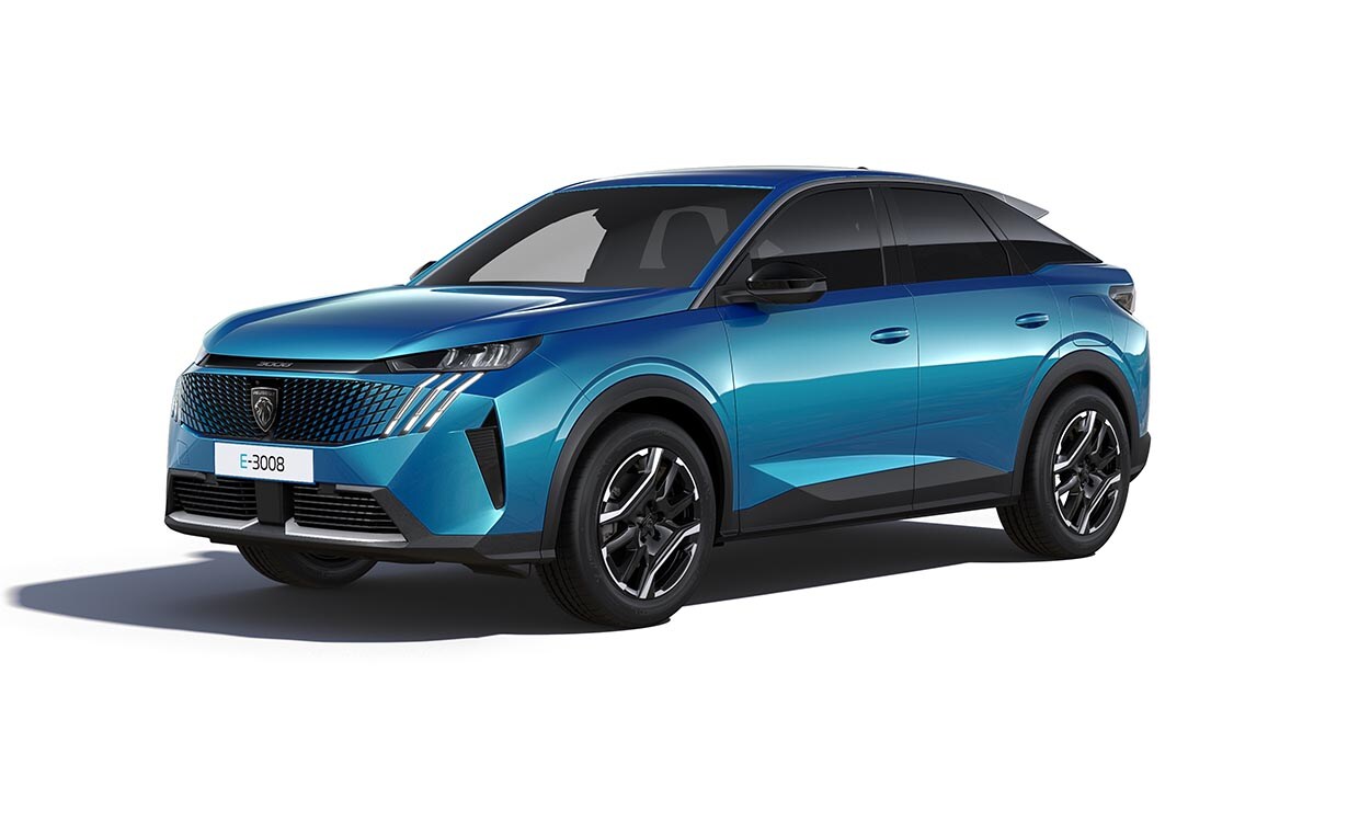 New PEUGEOT E 3008 All Electric or Hybrid fastback SUV with a reinvented and efficient design